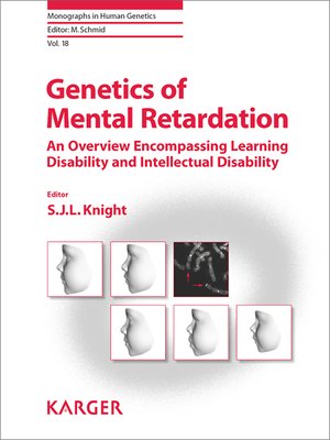 cover image of Genetics of Mental Retardation
